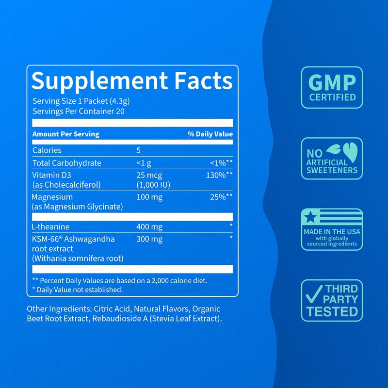 Mezcla para bebida relajante